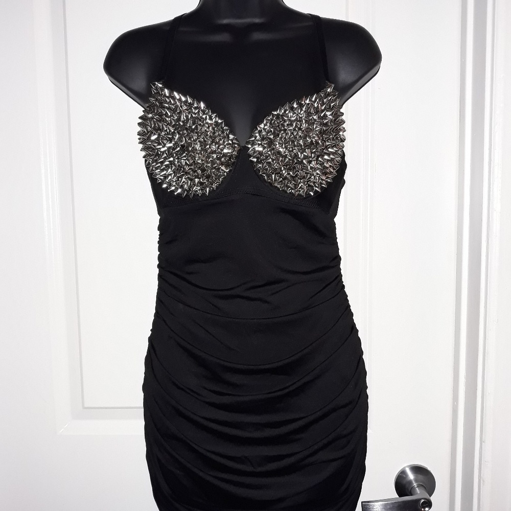 Spikes bra dress